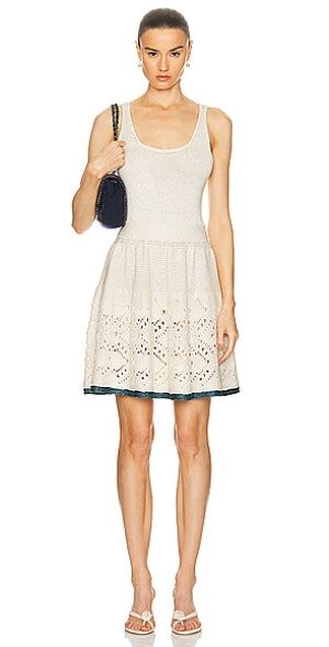 chanel crochet dress|chanel dress long sleeves.